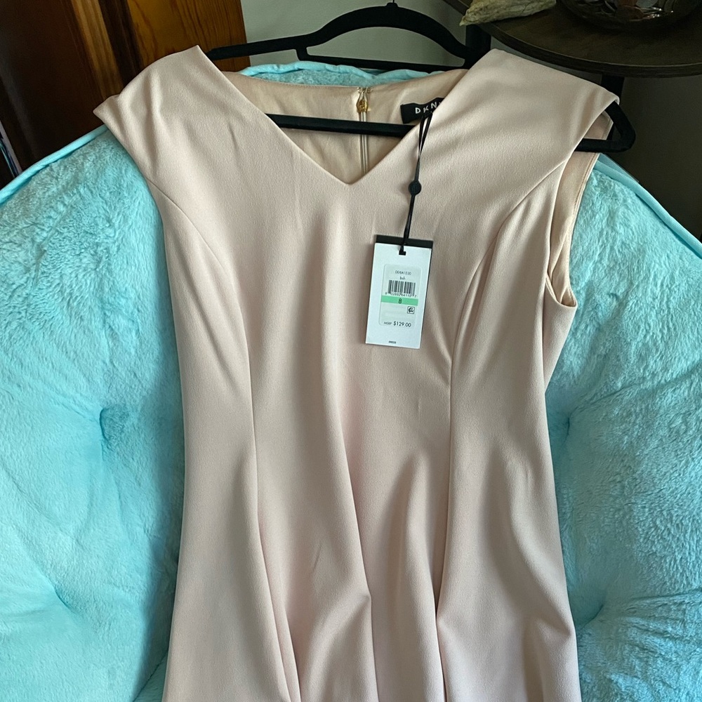 DKNY Nude Dress: never worn, tags still on!